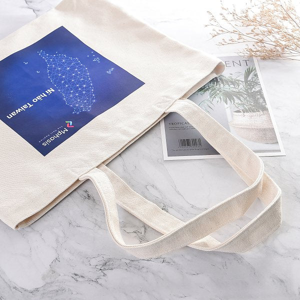 本白有底帆布包