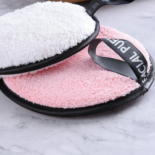 珊瑚絨洗臉粉撲