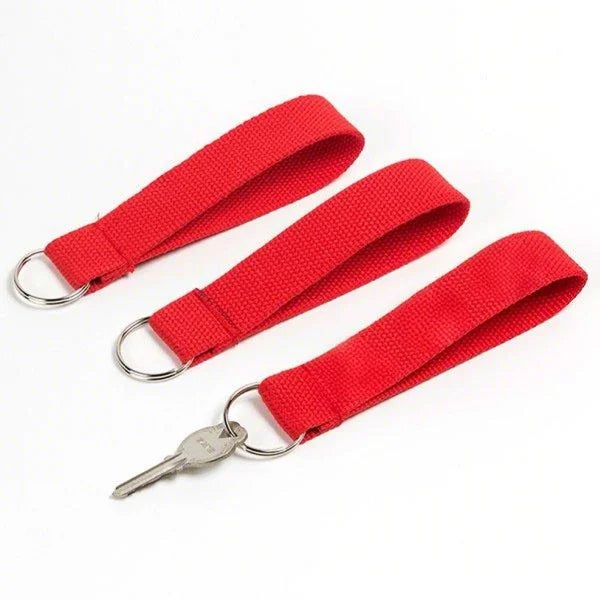 編織帶鑰匙圈-吊掛式W3xH15.5cm長編織帶/可選色-單面單色印刷