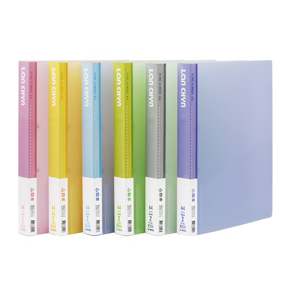 A4果凍色系活頁夾