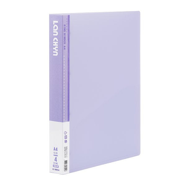 A4果凍色系活頁夾