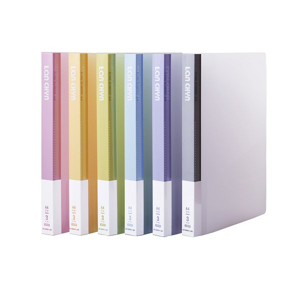 A4果凍色系活頁夾