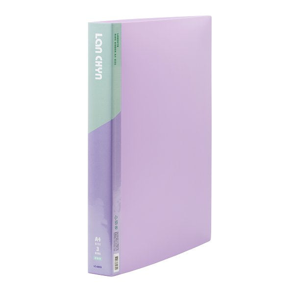 A4馬卡龍色系活頁夾