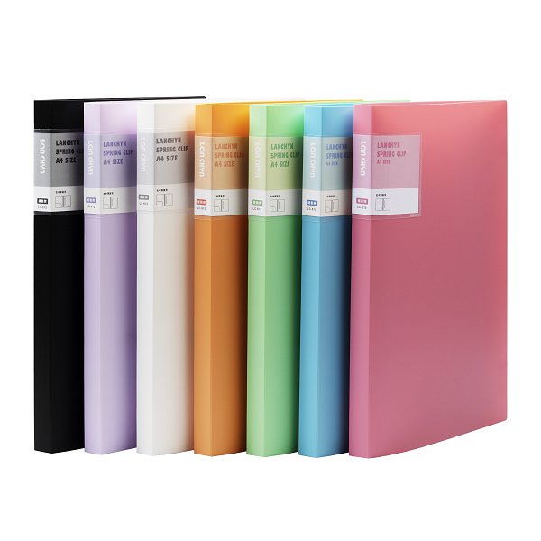 A4馬卡龍色系彈簧夾