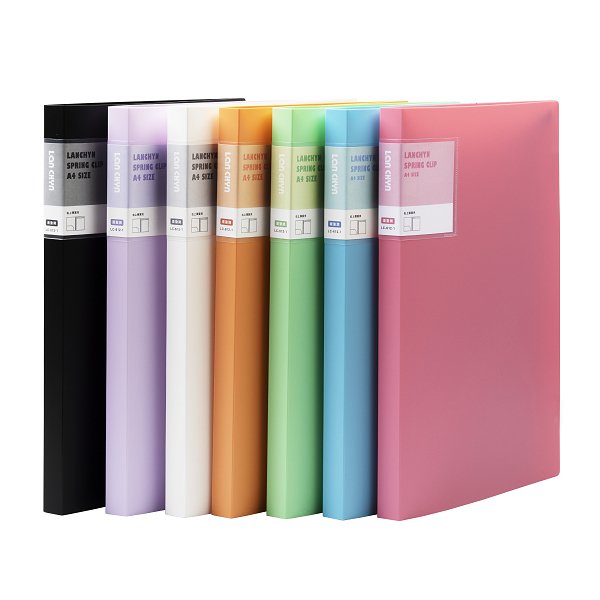 A4馬卡龍色系彈簧夾