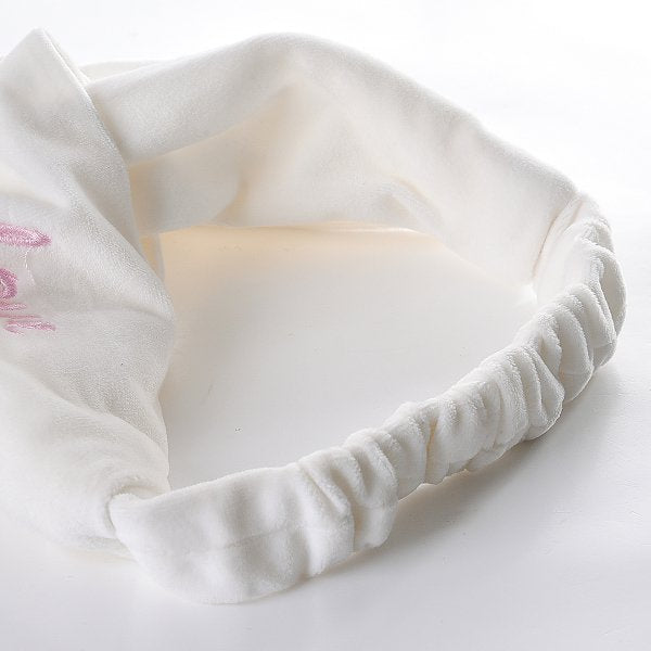 時尚絲絨髮帶-打結造型洗臉帶