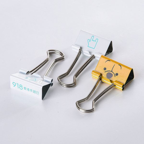 25mm彩色金屬長尾夾