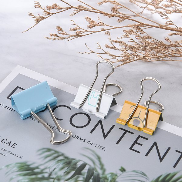 25mm彩色金屬長尾夾