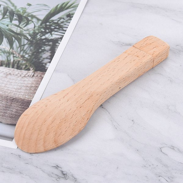 湯匙造型木製隨身碟