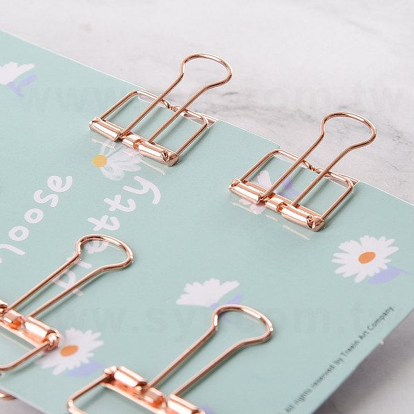 20mm電鍍金屬長尾夾