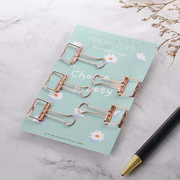 20mm電鍍金屬長尾夾