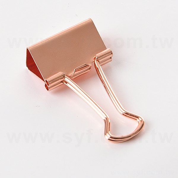 25mm玫瑰金金屬長尾夾