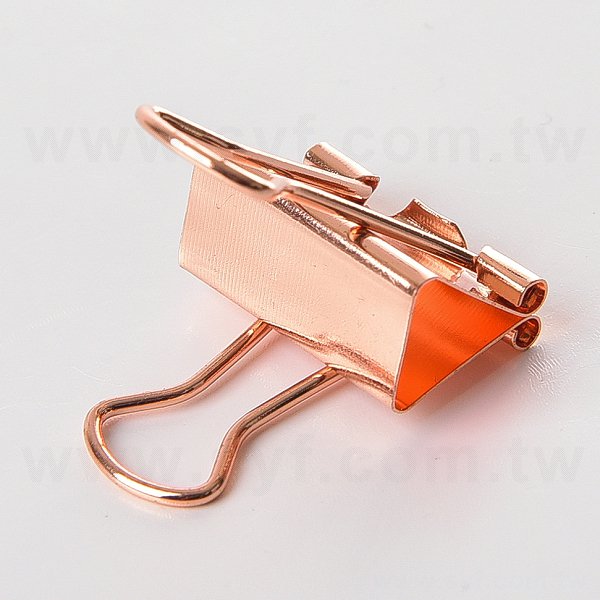 25mm玫瑰金金屬長尾夾