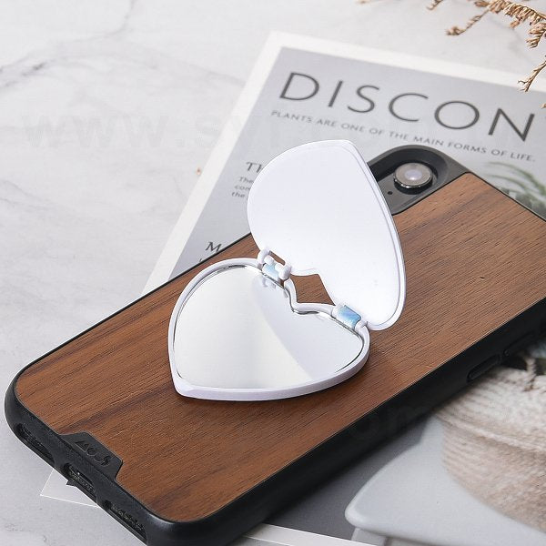 愛心款鏡子手機架