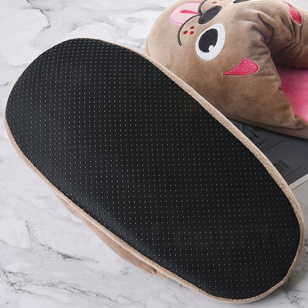 小狗造型保暖拖鞋