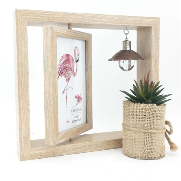 6寸簡約風旋轉相框