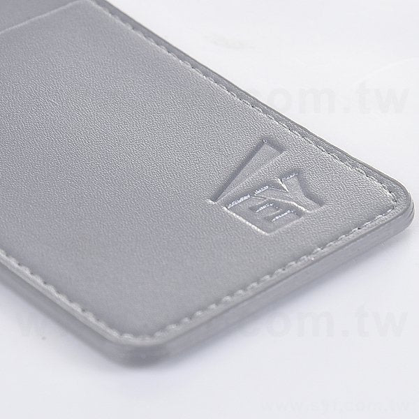 仿皮雙層識別證皮套