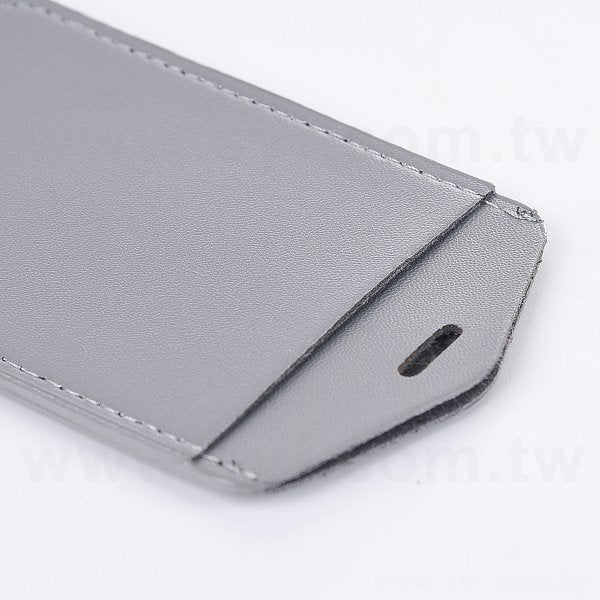 仿皮雙層識別證皮套