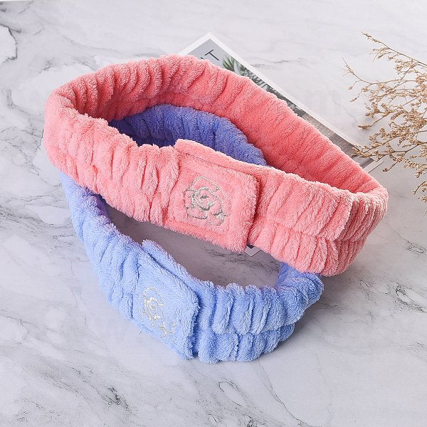 魔鬼氈式洗臉髮帶