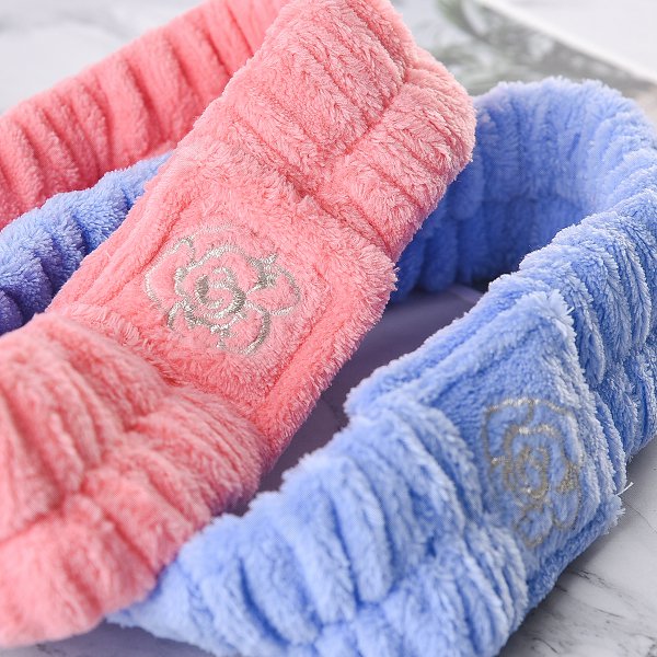 魔鬼氈式洗臉髮帶