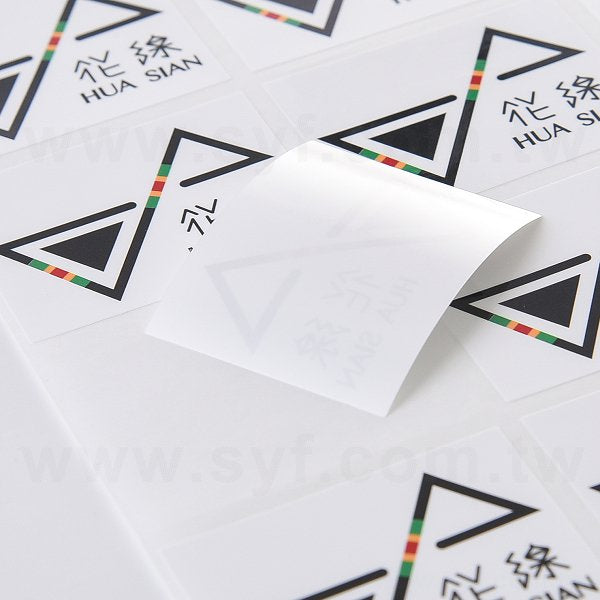 方形PVC合成貼紙