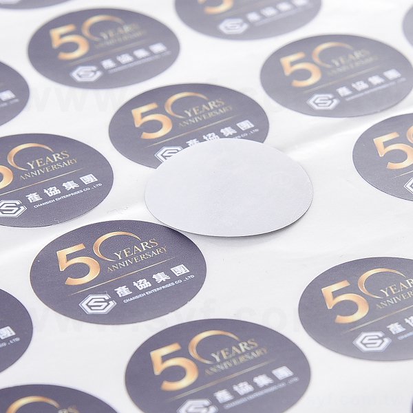 圓形PVC合成貼紙