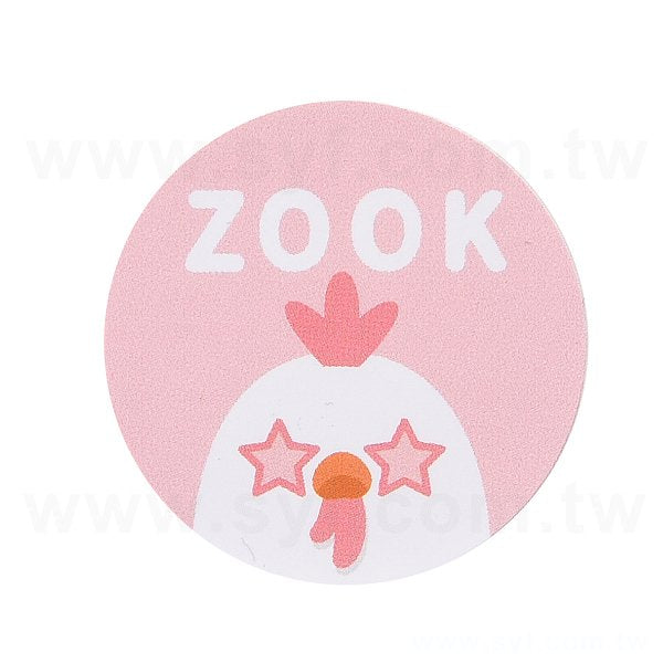 圓形超黏銅版貼紙