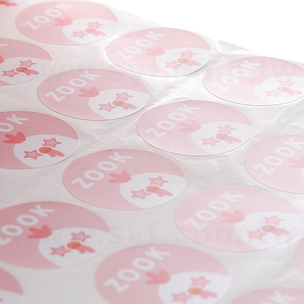 圓形超黏銅版貼紙