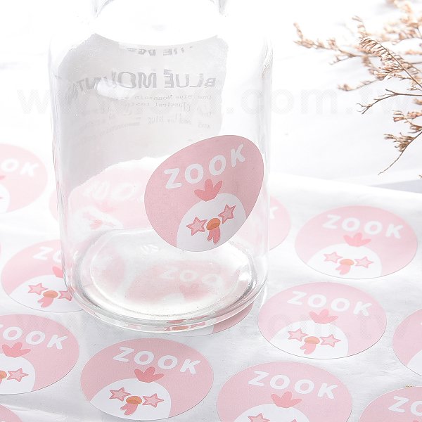 圓形超黏銅版貼紙