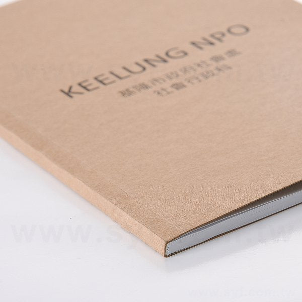 牛皮紙膠裝記事本