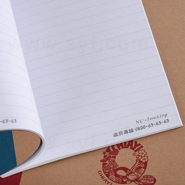 牛皮紙膠裝記事本