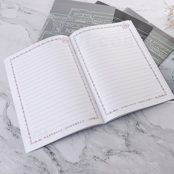 16K直式膠裝筆記本