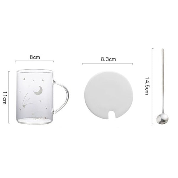 星空夜光玻璃馬克杯組