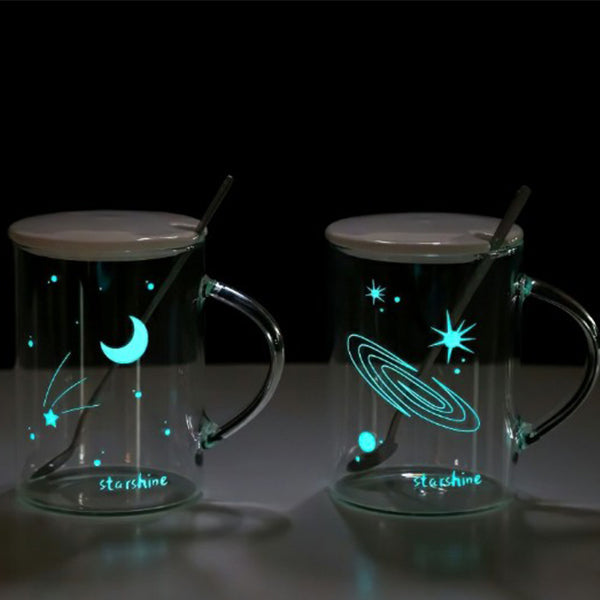 星空夜光玻璃馬克杯組