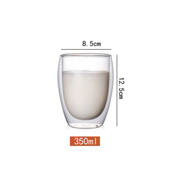 350ml雙層玻璃杯
