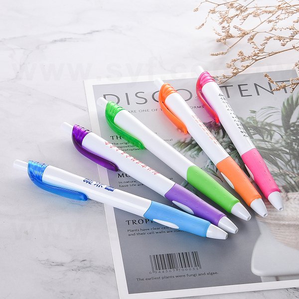 多色按壓式中性筆-0.7mm藍色筆芯