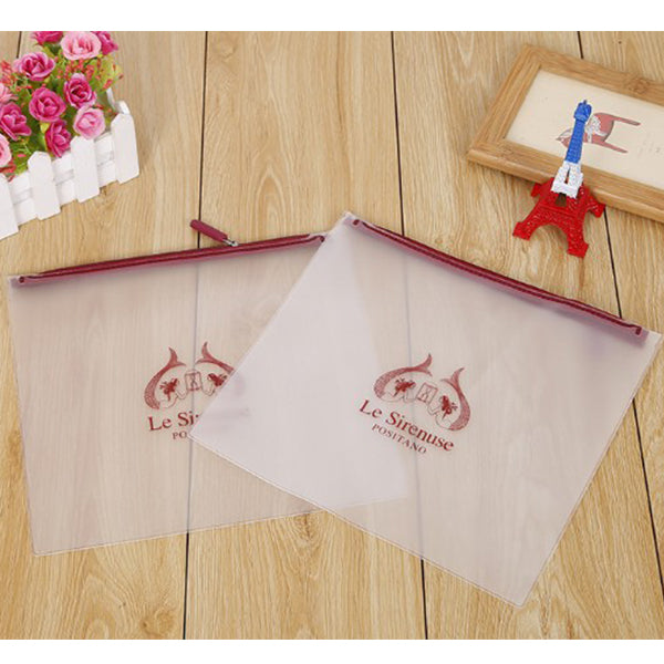 A5透明PVC拉鍊袋