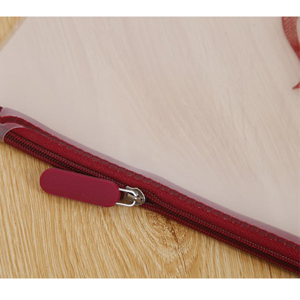 A5透明PVC拉鍊袋