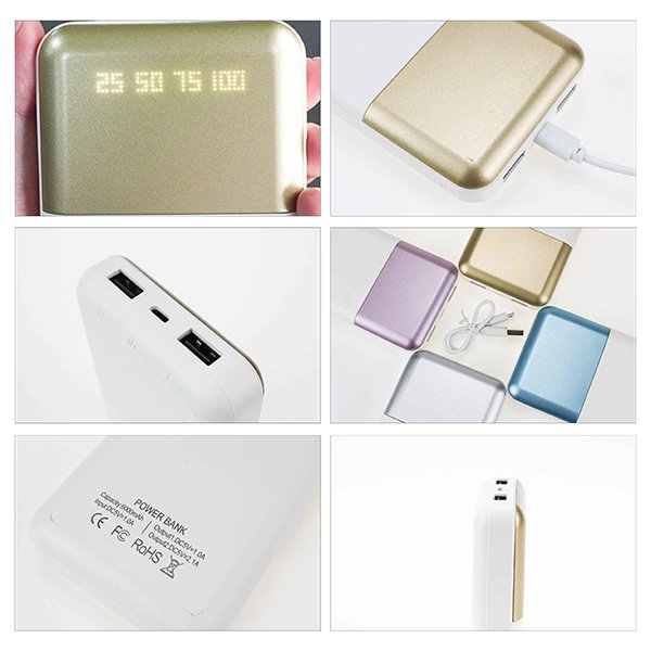 6000mAh-拼色行動電源