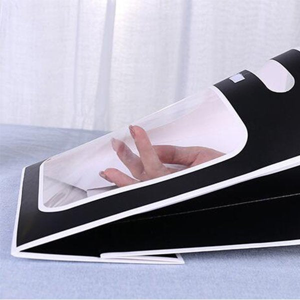 透明開窗簡約翻蓋紙袋