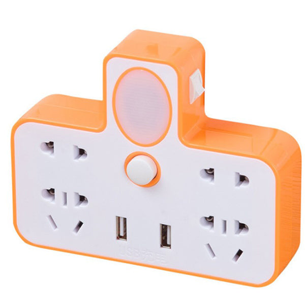 創意居家夜燈擴充插座