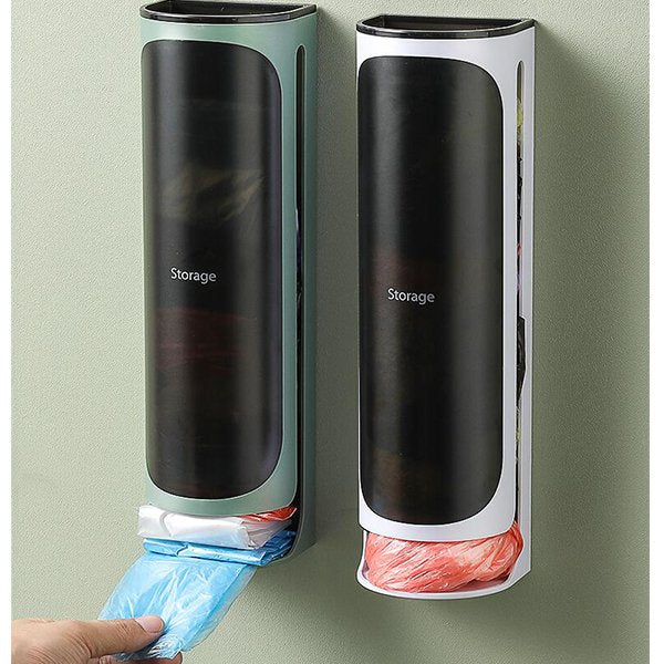 掛壁式塑膠袋收納神器