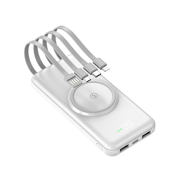 10000mAh內置4線無線行動電源