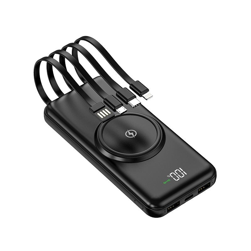 10000mAh內置4線無線行動電源