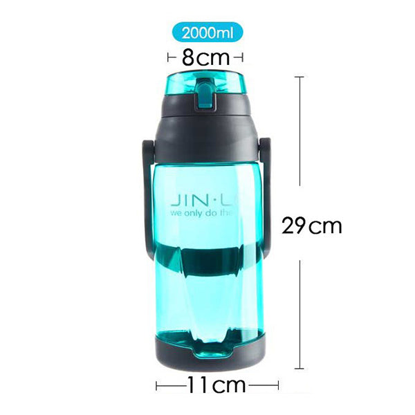 2000ml大容量手提運動水壺