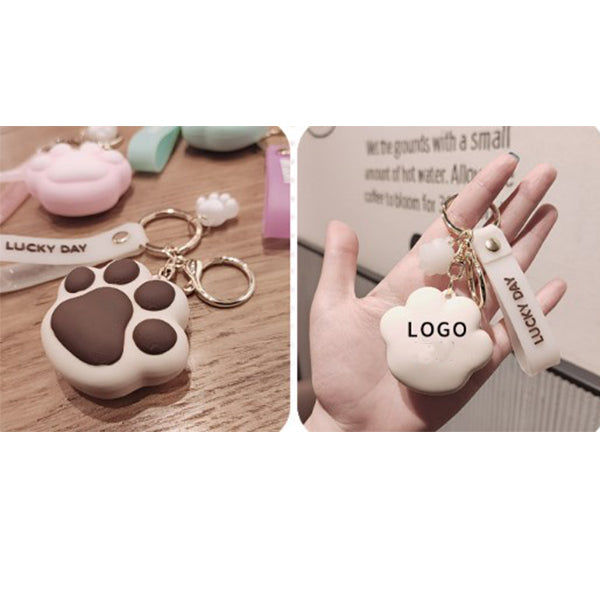 狗腳印防蚊鑰匙圈