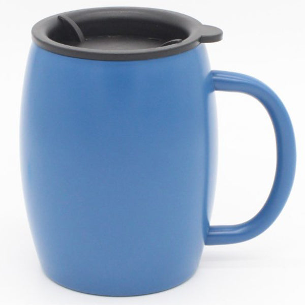 400ml圓肚咖啡杯附蓋子-304不鏽鋼