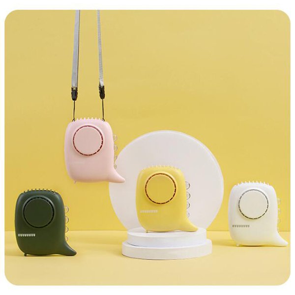 小恐龍造型帶掛繩USB迷你小風扇