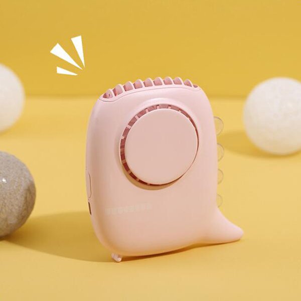 小恐龍造型帶掛繩USB迷你小風扇