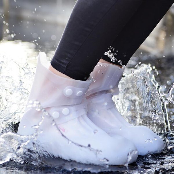 PVC高筒防水雨鞋套